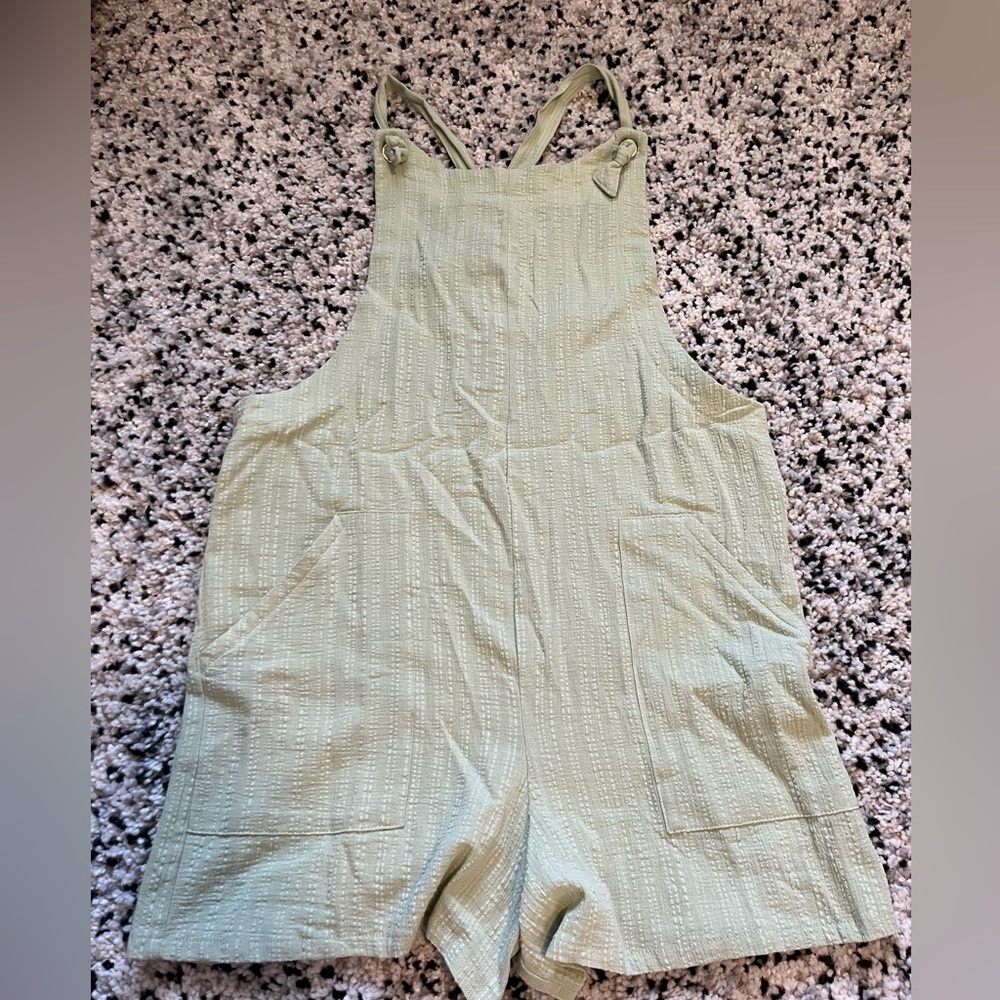 Art class green overalls